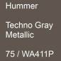 Preview: Hummer, Techno Gray Metallic, 75 / WA411P.